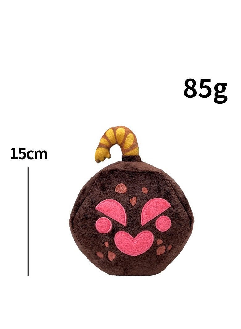 Loquat Roblox Blox Fruit Plush Toy Bomb box 15 Cm Gift For Fans Girls And Boys