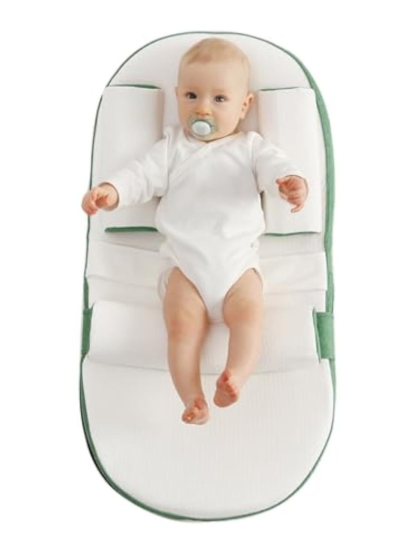 Arabest وسادة تغذية مضادة للتسرب للأطفال، وسادة دعم تغذية متعددة الوظائف للأطفال، وسادة تغذية محمولة للسفر، قابلة للإزالة والتعديل - Image 2