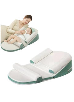 Arabest Baby Lounger, Baby Sleeping Nest, Anti-Reflux Pillow, 0-30° Height Adjustable Travel Crib, Relieves Vomiting Milk, Washable  - Image 1