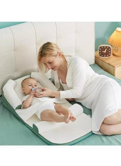 Arabest Baby Lounger, Baby Sleeping Nest, Anti-Reflux Pillow, 0-30° Height Adjustable Travel Crib, Relieves Vomiting Milk, Washable  - Image 2