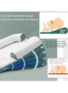 Arabest Baby Lounger, Baby Sleeping Nest, Anti-Reflux Pillow, 0-30° Height Adjustable Travel Crib, Relieves Vomiting Milk, Washable  - Image 5