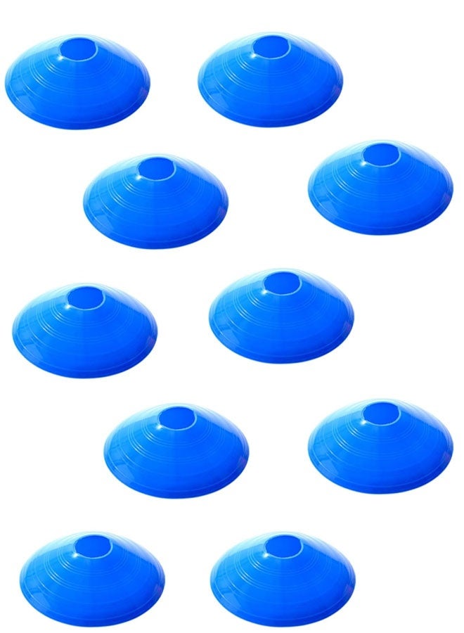 10pcs Soccer Straw Hat Football Traning Disc Cone Obstacle Football Training - Image 1