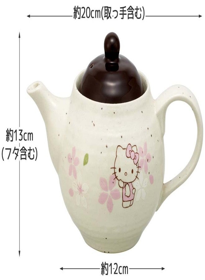 Skater CHMP1-A Mino Pot, Teapot, 15.2 fl oz (450 ml), Hello Kitty Sakura, Sanrio, Diameter 4.5 x Height 4.5 x Width 7.7 inches (11.5 x 11.5 x 19.5 cm) - Image 4
