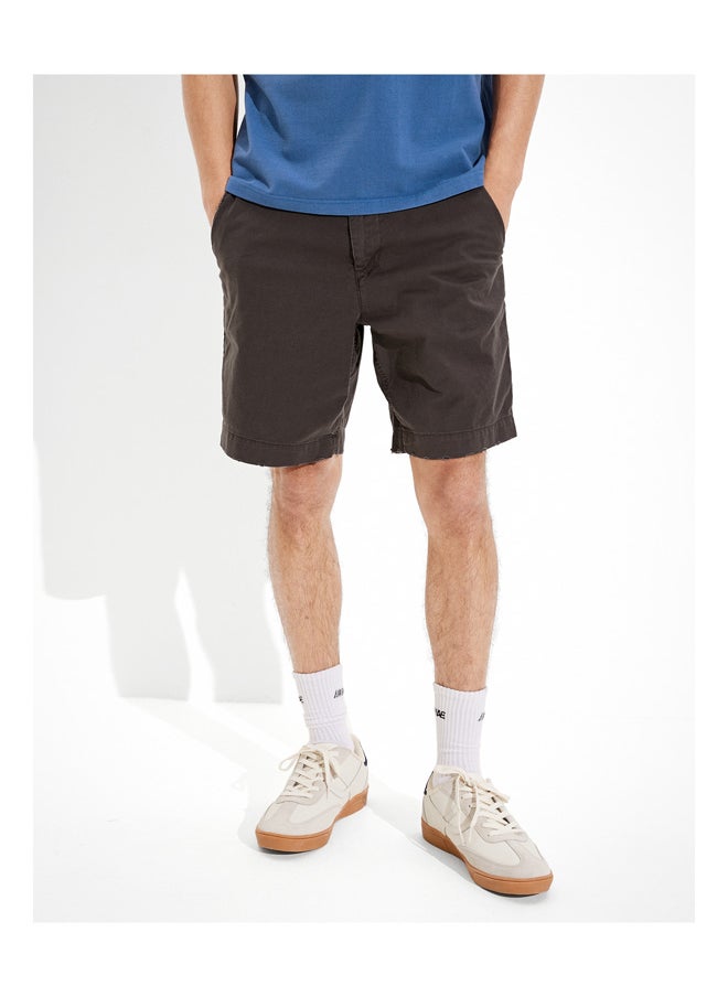 American Eagle - AE Flex 9" Lived-In Khaki Short - Image 1