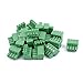 uxcell uxcell 20Pcs 300V 2EDGK 3.81mm Pitch 4-Pin PCB Screw Terminal Block Connector  - Image 2