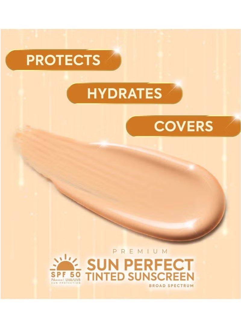 HIKARI SKIN ESSENTIALS SUN PERFECT TINTED SUNSCREEN SPF 50 PA++++ 50 ml - Image 3