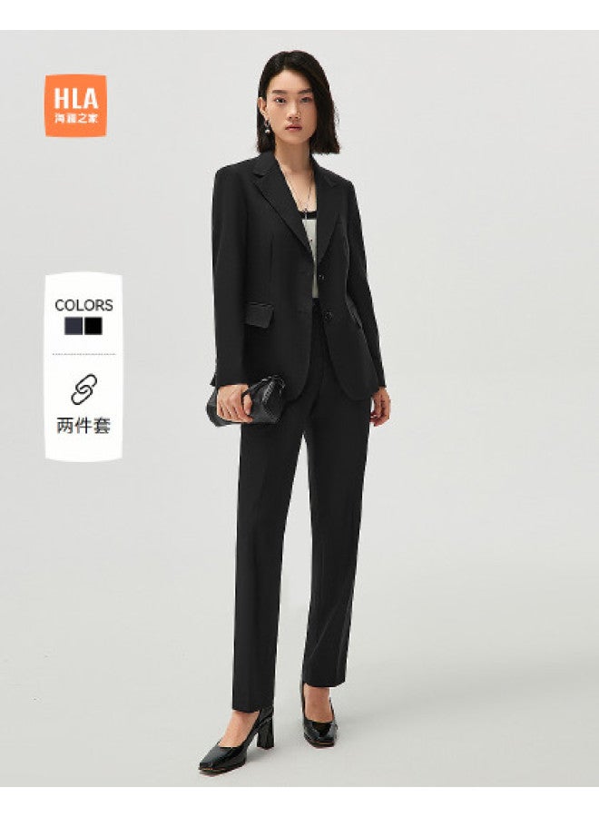 HLA بدلة رسمية نسائية احترافية لفصلي الربيع والخريف، مجموعة بليزر متعددة الاستخدامات للتنقل - Image 1