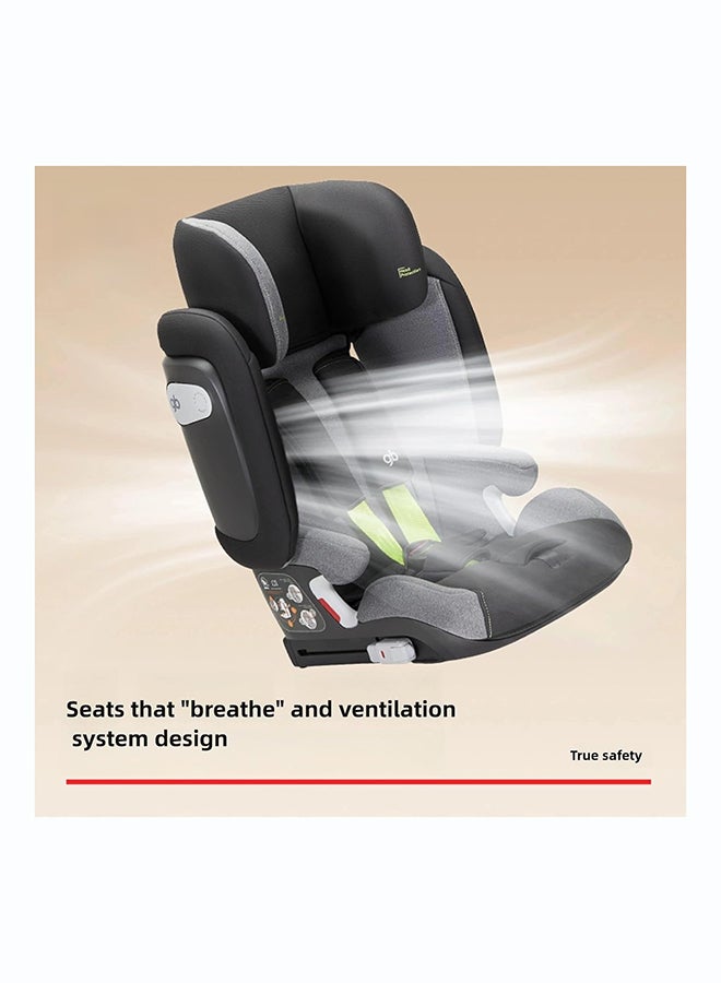 GB Safety Cabin S3 Convertible Car Seat, 360° Swivel, 0-7 Years, Grey, Booster Seat & Facing Booster Seat - Image 4