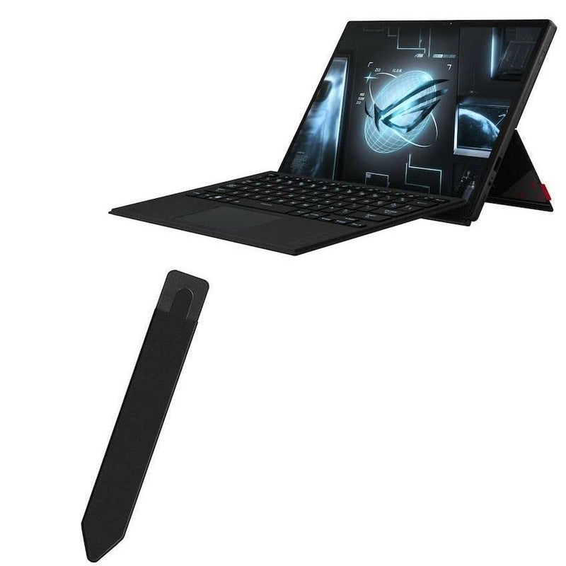 BoxWave Stylus Pouch Compatible with ASUS ROG Flow Z13 (2022) - Stylus PortaPouch, Pen Stylii Holder Carrier Portable Self-Adhesive - Jet Black - Image 1