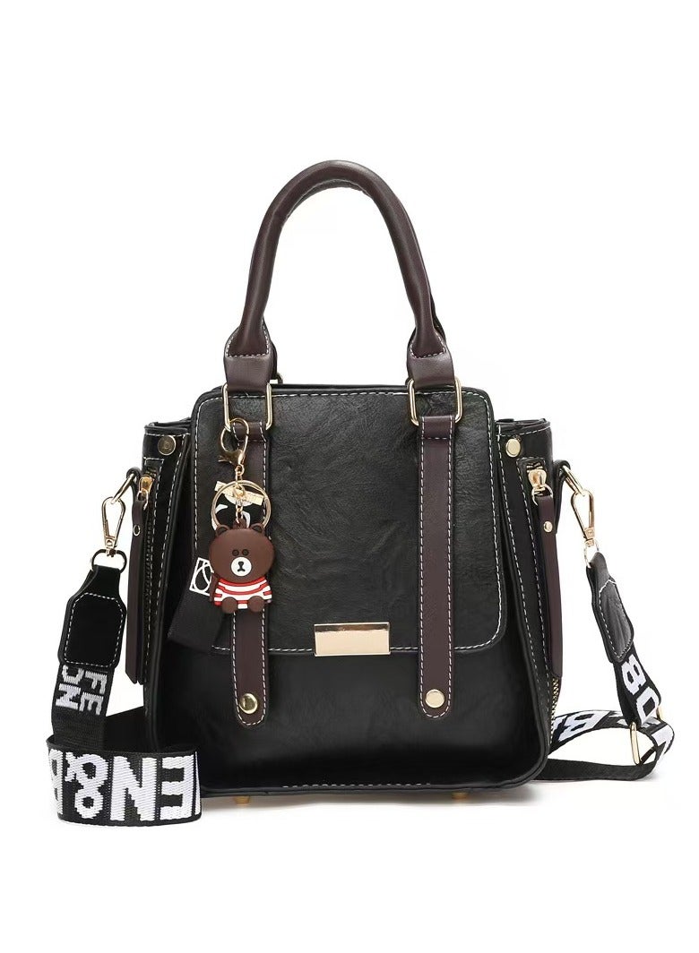 2025 New Casual Handbag Shoulder Bag Black  - Image 1
