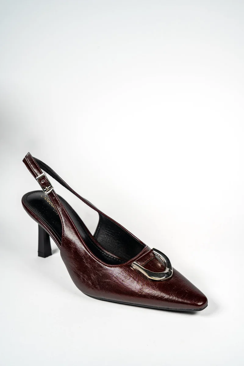 جيومني جيومني بغل الكعب المتوسط للنساء – كعب أنيق بدون ظهر للمكتب، للحفلات والملابس اليومية