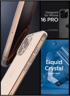 Spigen غطاء حماية كريستال سائل لهاتف iPhone 16 Pro (2024) - شفاف للغاية  - Image 2