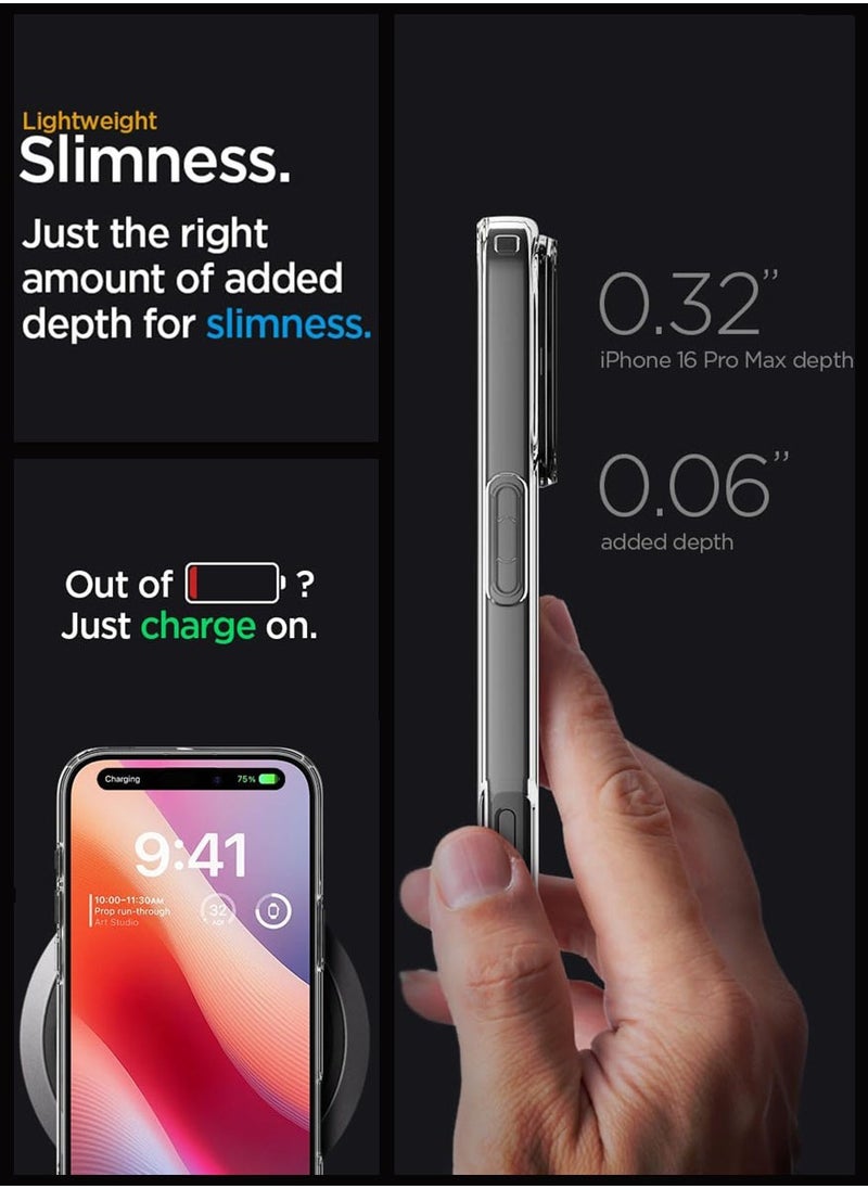 Spigen - Liquid Crystal for iPhone 16 Pro Case Cover (2024) - Crystal Clear - Image 1