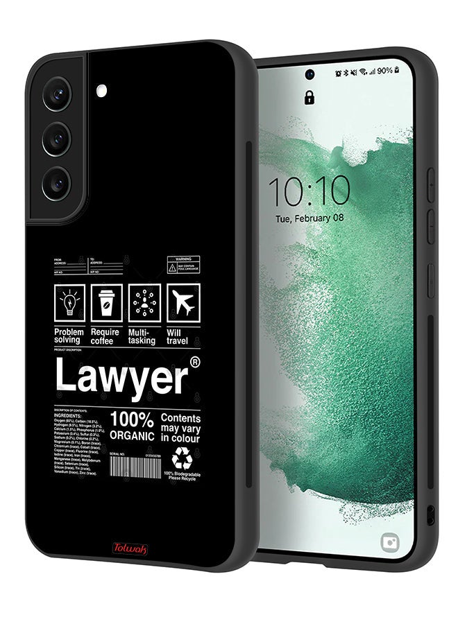 Tolwak Samsung Galaxy S22 Plus 5G Protective Case Cover Lawyer Sticker - Image 1