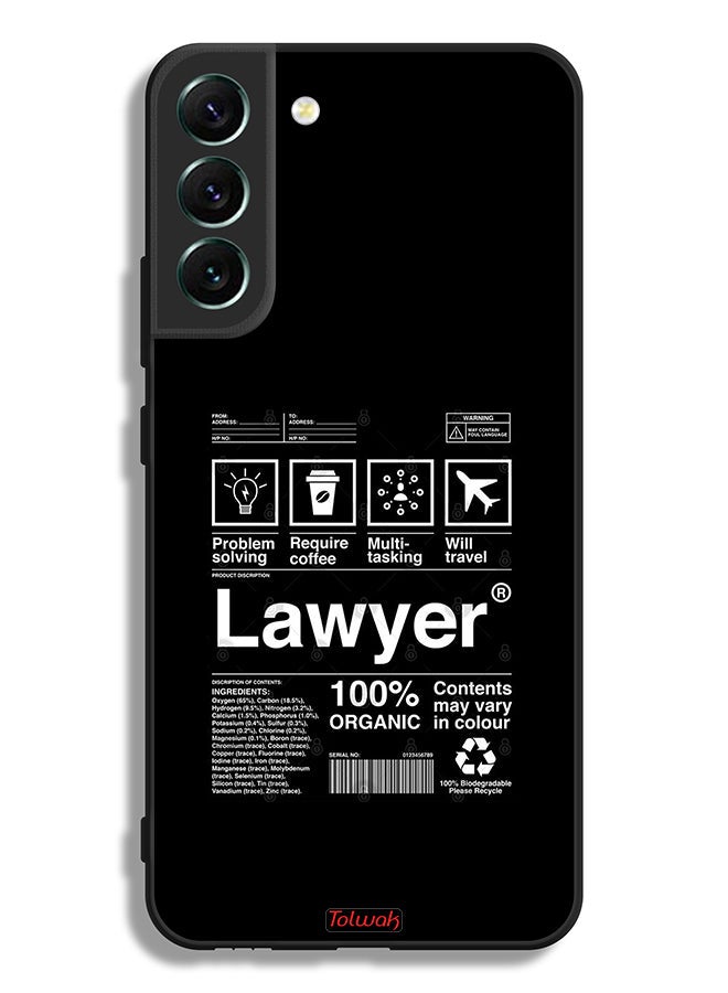 Tolwak Samsung Galaxy S22 Plus 5G Protective Case Cover Lawyer Sticker - Image 3
