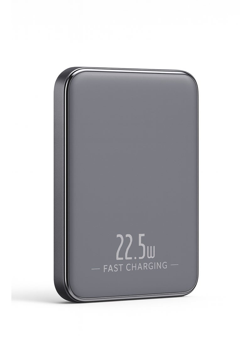 BLUGGENN Magnetic Power Bank 10000mAh – High-Speed 22.5W Fast Charging with USB-C PD, Slim & Portable Battery Pack for iPhone, Android & MagSafe Devices - Image 2