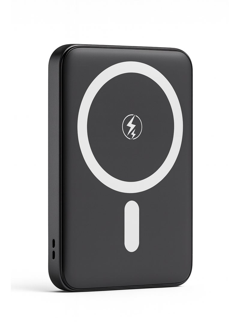 BLUGGENN Magnetic Power Bank 10000mAh – High-Speed 22.5W Fast Charging with USB-C PD, Slim & Portable Battery Pack for iPhone, Android & MagSafe Devices - Image 3