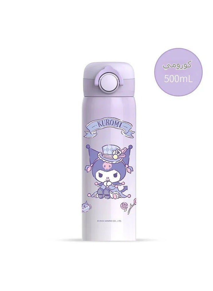 general Sanrio Genuine High-value Stainless Steel Water Cup Bouncing Straight Drinking Cup Large Capacity Cute Girl's Portable Thermos Cup - Image 1