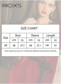 RIOXS Women's V Neck Lace Hollow Loose Nightdress Loungewear Soft Gold Velvet Sleepwear Elegant Long Sleeve Skin-Friendly Nightgown Robe with Belt  - Image 4