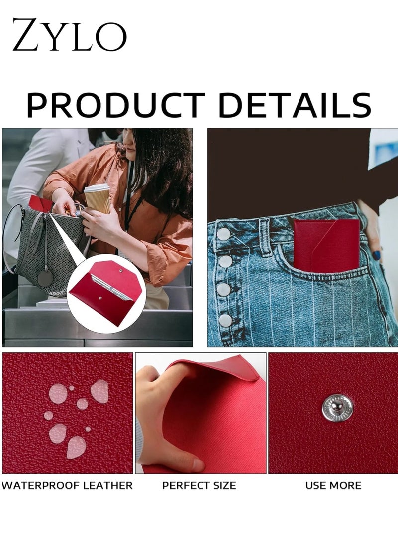 Zylo Lady leather cash envelope wallet - Image 4