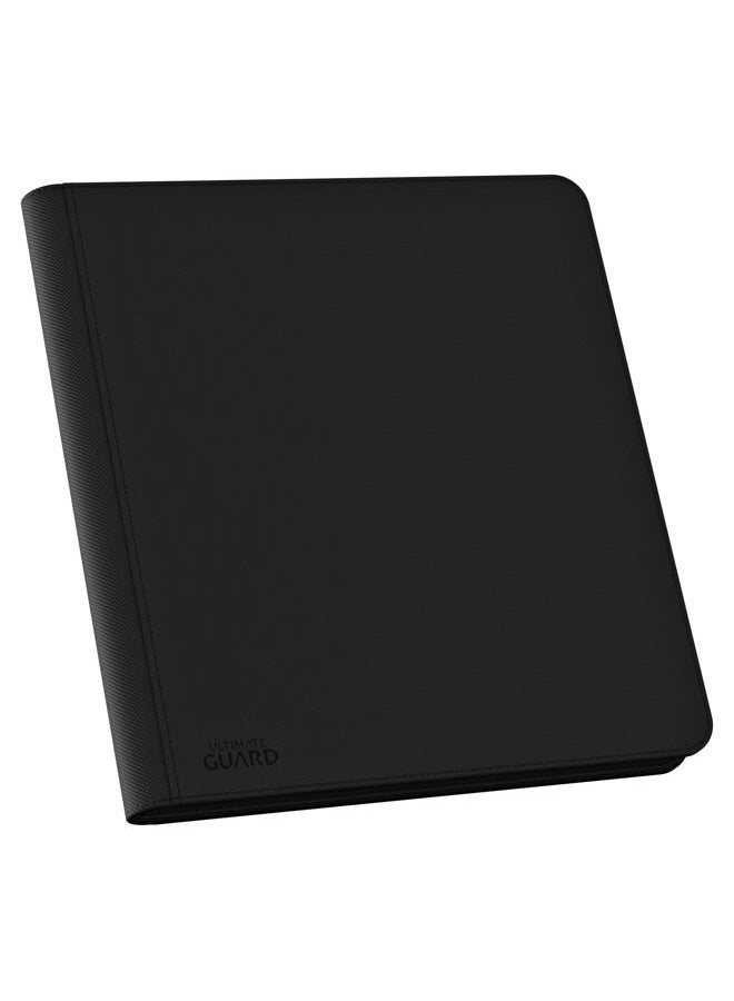 Ultimate Guard QuadRow 12-Pocket ZipFolio XenoSkin Black Card Game - Image 1