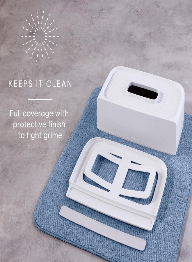 YouCopia The Ledge Tissue Holder, Rectangular, Box Cover with Storage for Phones, Jewelry, Makeup and Accessories for Night Stand, Desk and Bathroom Organization - Image 4