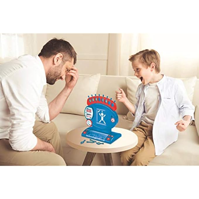 LEXiBOOK Electronic Hangman Game Child and Family Board Game Spelling and Vocabulary Light and Sound Effects 2 Players Bluered JG800 - Image 2
