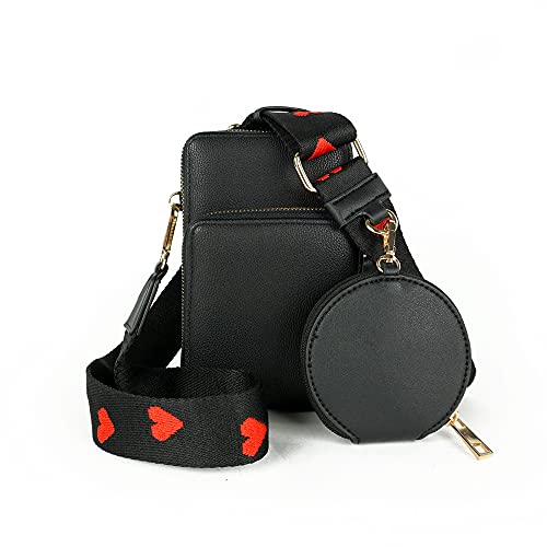 EVVE Wide Replacement Straps for Handbags with Coin Purse - For Over Shoulder Crossbody Bag, Guitar Style, Adjustable Length - Image 5