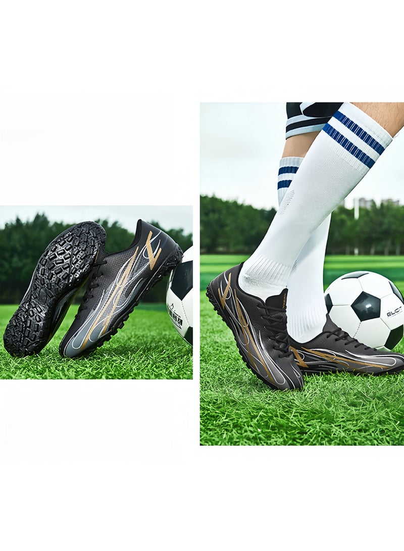 SKT Shiketro Low-Top Football Shoes With Short Nails For Artificial Turf For Teenagers And Students, Outdoor Training Shoes For Men And Women - Image 2