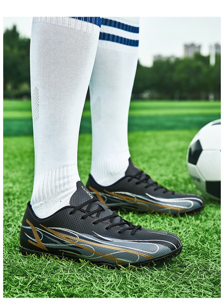 SKT Shiketro Low-Top Football Shoes With Short Nails For Artificial Turf For Teenagers And Students, Outdoor Training Shoes For Men And Women - Image 3