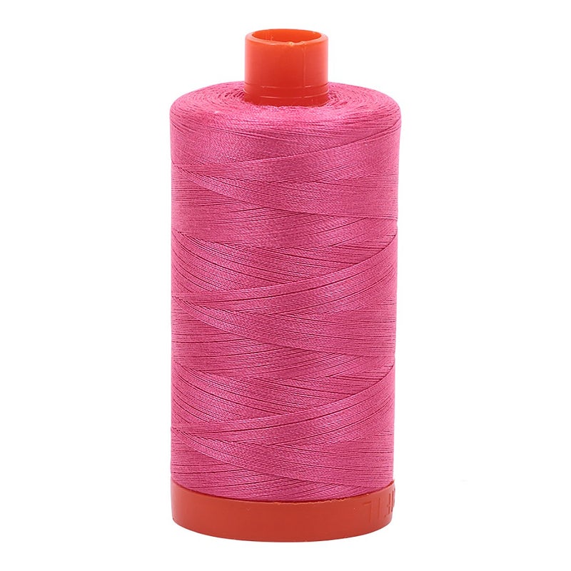 Aurifil A10502530 Solid 50wt 1422yds Blossom Pink Mako Cotton Thread