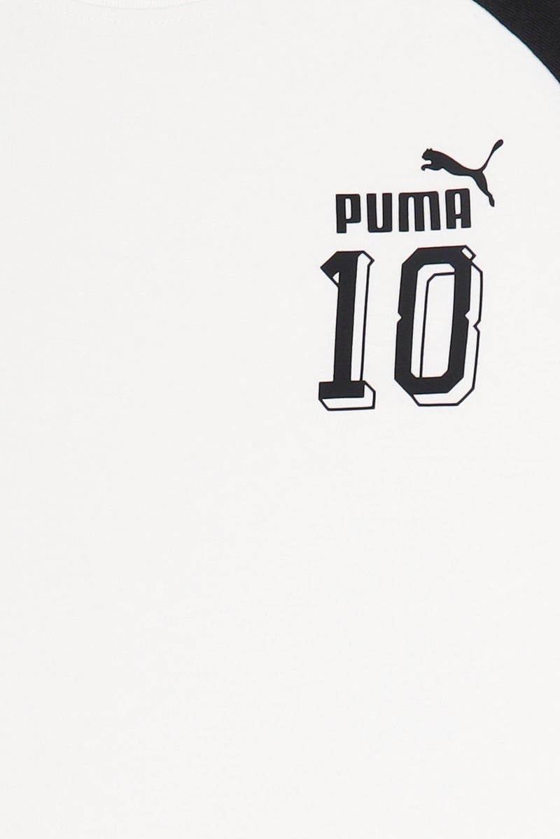 PUMA Women Slim Fit Short Sleeve Outdoor T-Shirt, White - Image 3