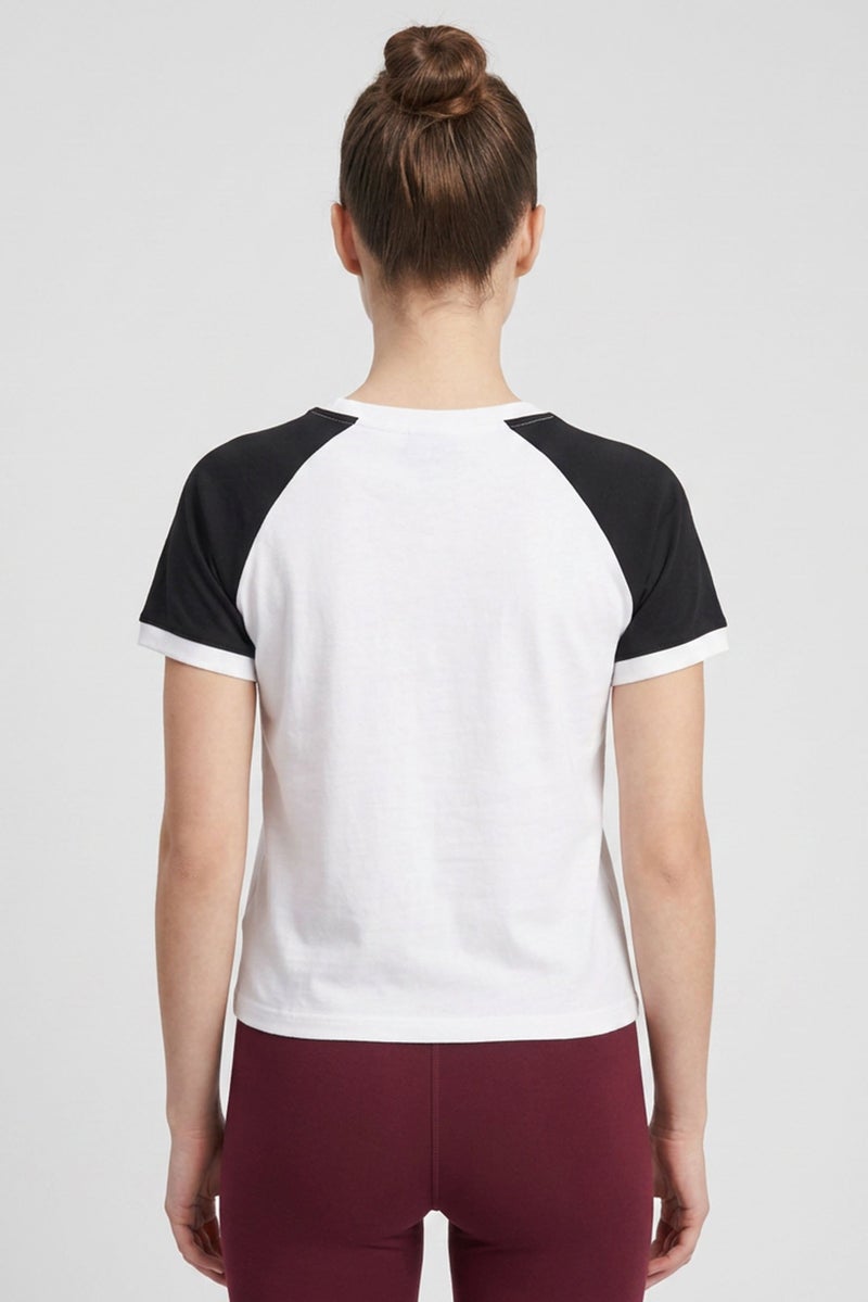 PUMA Women Slim Fit Short Sleeve Outdoor T-Shirt, White - Image 2