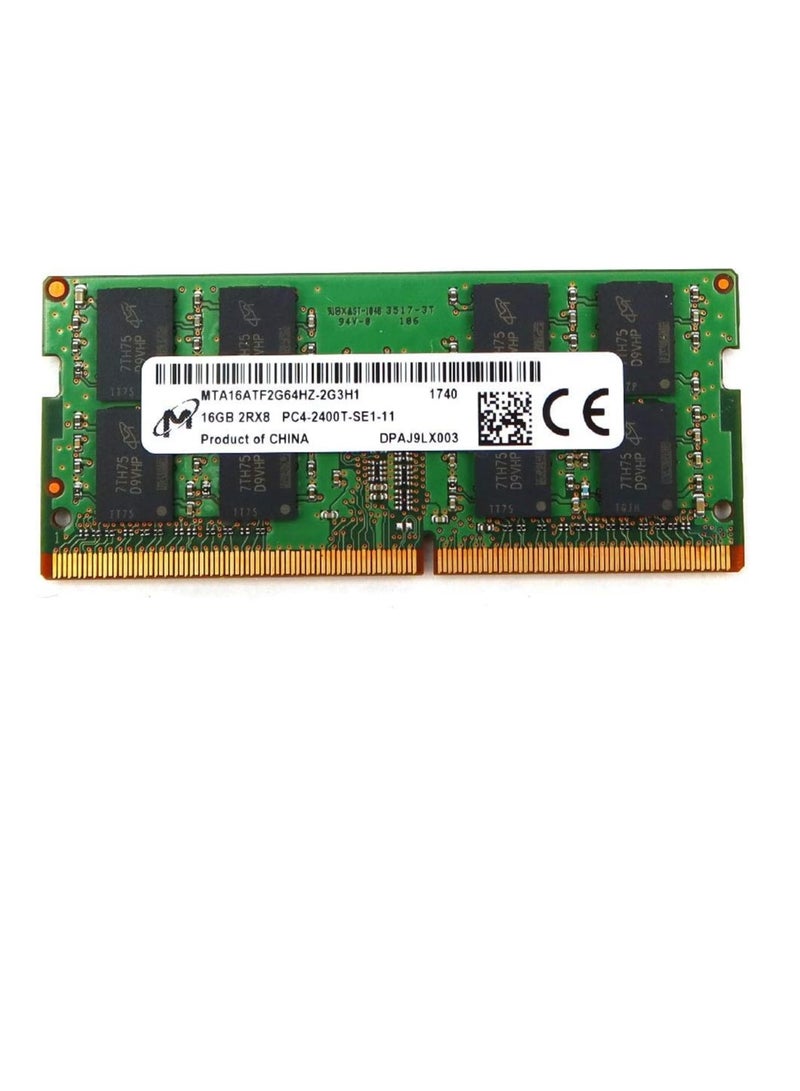 لابتوب اصلي 16GB 2Rx8 2400Mhz PC4-2400T ذاكرة RAM MTA16ATF2G64HZ-2G3H1 - Image 2
