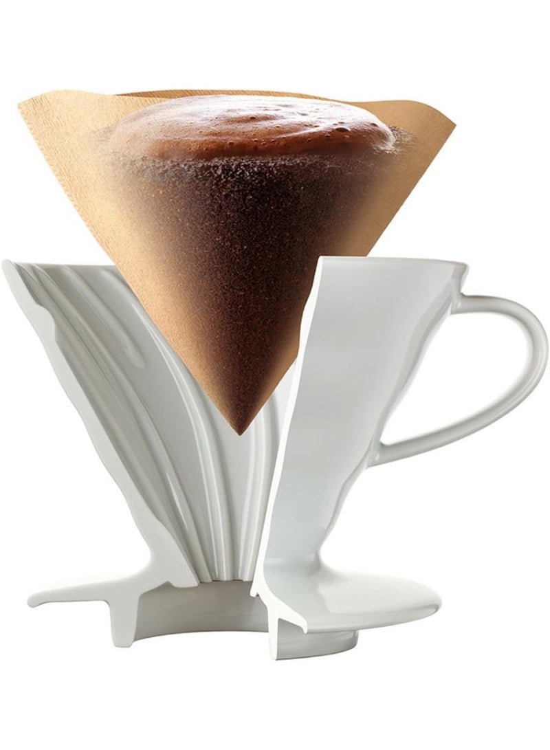 Hario V60 Coffee Filter Paper Size 02, Suitable for 2-4 cups, Pack of 10 (1000 Sheets) - Image 4