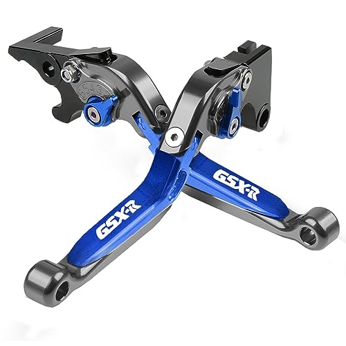 FREAXLL GSXR 600 750 1000 Motorcycle Brake Clutch Levers Set for Suzuki GSX-R 600 GSX R 750 2011-2019 GSXR 1000 2009-2019 GSXS 1000 F ABS 2015-2019((Gray/Blue) - Image 1