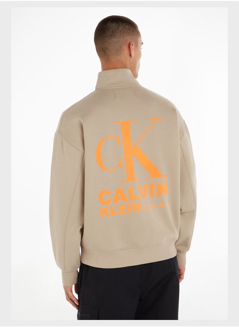 Calvin Klein Jeans - Half Zipper Sweatshirt - Image 1