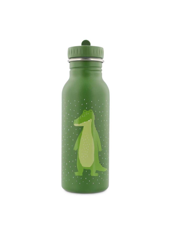 Trixie Stainless Steel Kids Water Bottle - 500ml - Mr.Alligator - Image 1