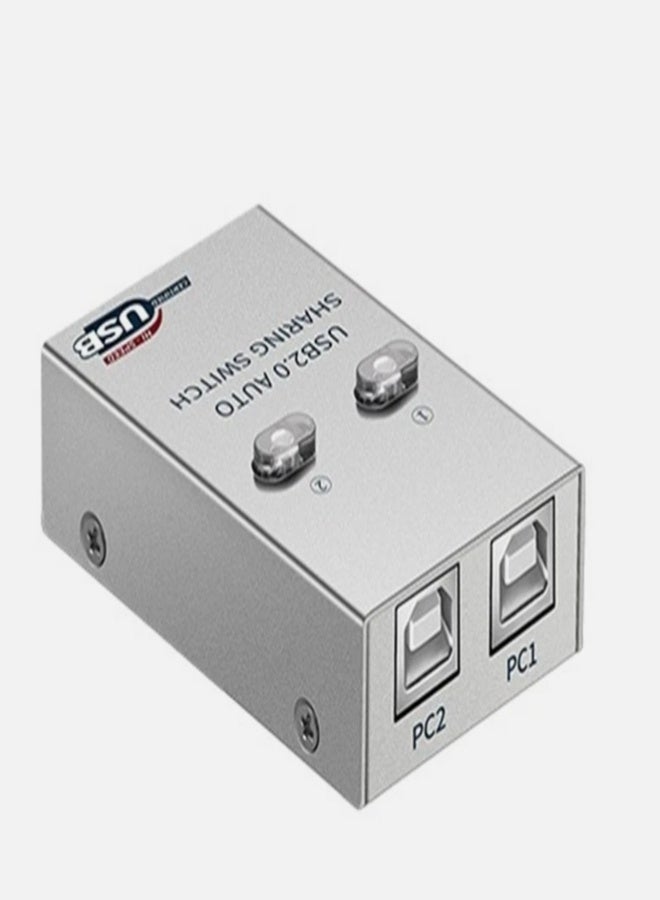 USB Printer Sharing Device Data Transfer Splitter Auto Switch Hub 2 in 1 Out - Image 3