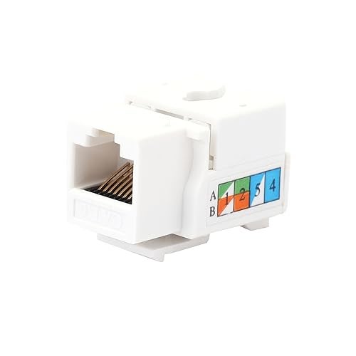 BOXNUBE Combo Set - RJ45 CAT6 LAN I/O Network Keystone Jack + Gang Box + Face Plate - 10 Sets - Image 4