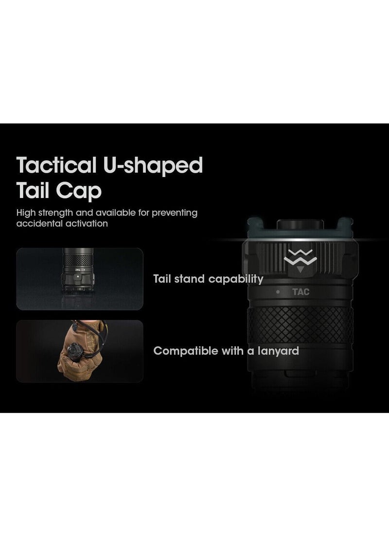NITECORE - High-Performance Rechargeable Flashlight,  SRT7i 3,000 Lumen Long Throw Tactical LED Flashlight, IP68 Waterproof, USB-C Rechargeable, Stepless Brightness Adjustment, Portable and Durable Flashlight - Image 1