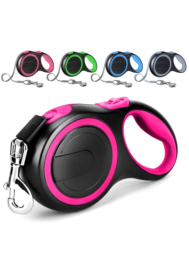 Extendable Dog Lead, Tangle-Free Retractable Dog Lead with Anti-Slip Handle 8m Long Anti Theft Dog Leads Strong Nylon Tape,Suitable for pets weighing less than 50kg