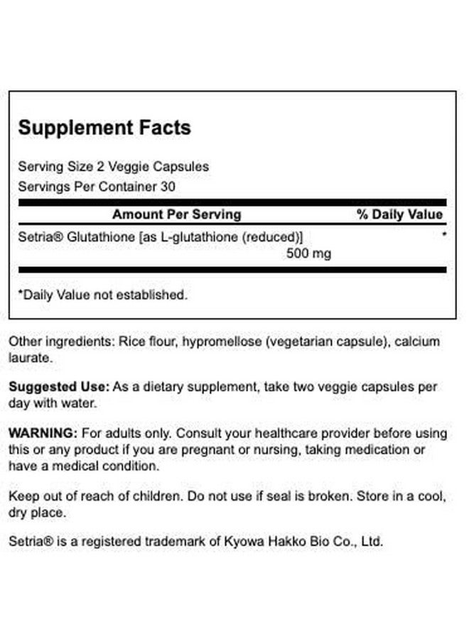 SWANSON Ultra L Glutathione 250Mg 60 Veg Caps - Image 3