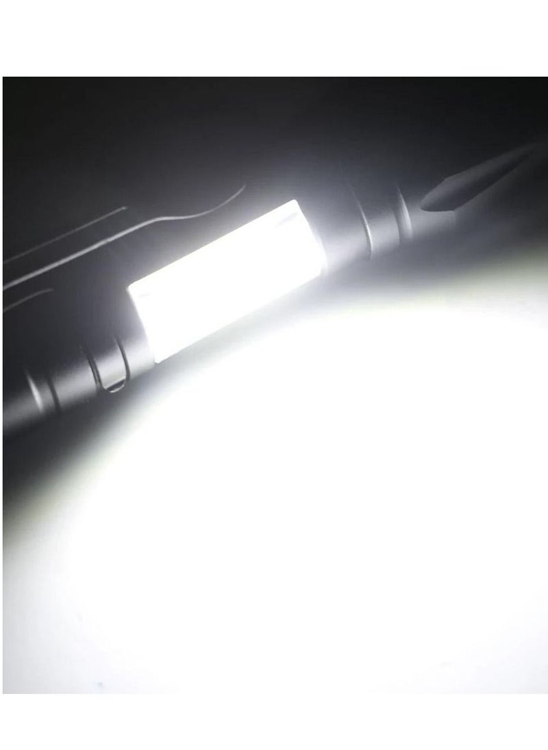 Generic - Gabriel Mini B LED Flashlight with 3 Lighting Modes - Built-in Battery, Zoom In/Out Flashlight - Image 1