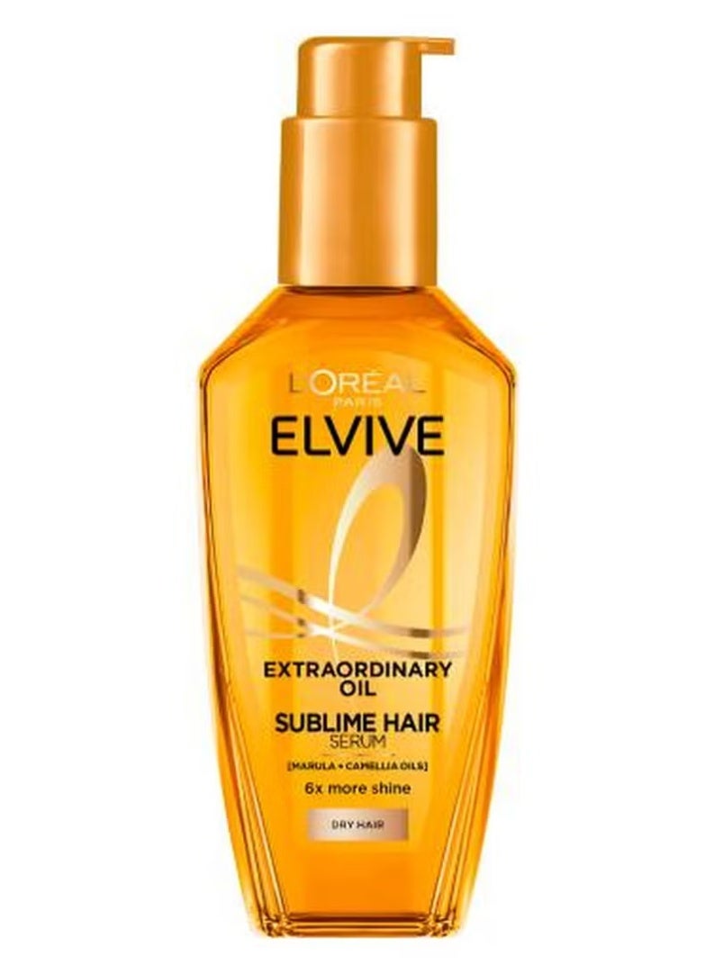 L'OREAL PARIS Elvive Extraordinary Hair Oil Non-Sticky Serum For Dry Hair 100ml Clear 100ml - Image 1