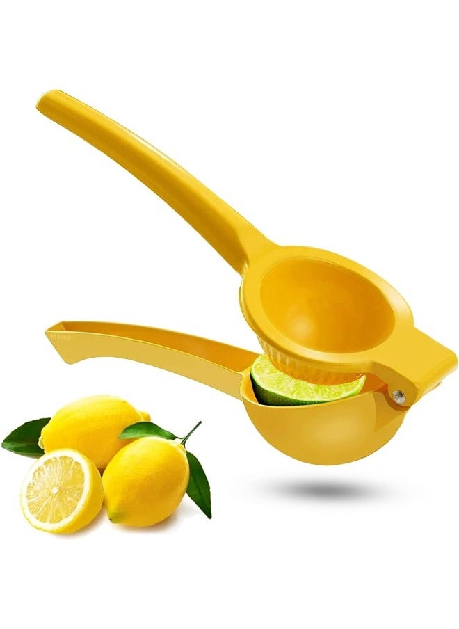 yongsheng Manual Juicer Citrus Lemon Squeezer, Fruit Juicer Lime Press Metal, Professional Hand Juicer Kitchen Tool(Yellow）  - Image 2