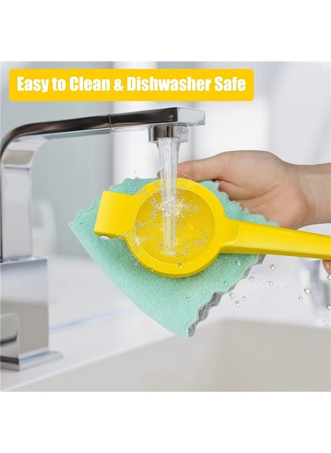 yongsheng Manual Juicer Citrus Lemon Squeezer, Fruit Juicer Lime Press Metal, Professional Hand Juicer Kitchen Tool(Yellow）  - Image 4