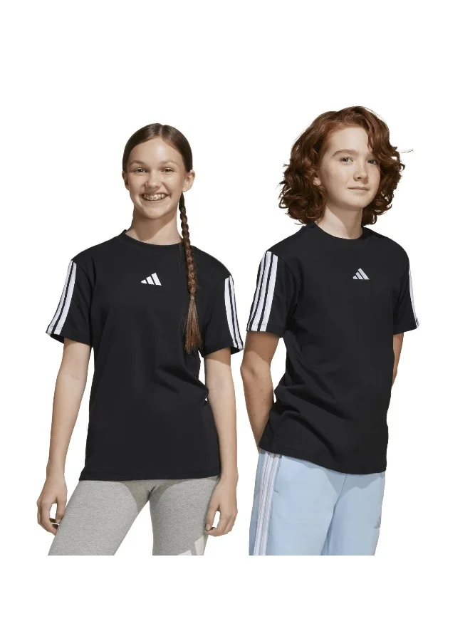 Adidas Adidas J 3S Tee 160 Black T-Shirt (Short Sleeve) T-Shirts For Kids