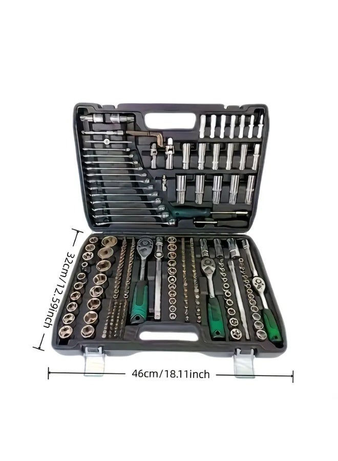 High-End Professional 325pcs Tool Set, Automotive/Bicycle Repair Mechanical Tools Kit, 1/2*1/4" 3/8" Racing Grade Auto Parts Ratchet Wrench and More Car Maintenance Accessories, Perfect Gift for Christmas, Thanksgiving, Father's Day, Boyfriend/Husband  - Image 2