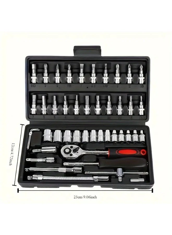 High-End Professional 325pcs Tool Set, Automotive/Bicycle Repair Mechanical Tools Kit, 1/2*1/4" 3/8" Racing Grade Auto Parts Ratchet Wrench and More Car Maintenance Accessories, Perfect Gift for Christmas, Thanksgiving, Father's Day, Boyfriend/Husband  - Image 3